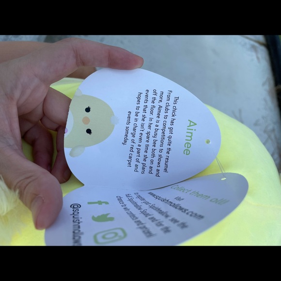 Original Squishmallows “Aimee” chick 14” - Picture 4 of 4